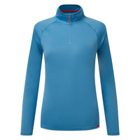 Women's UV Tec Zip Tee - Long Sleeve - Seascape
