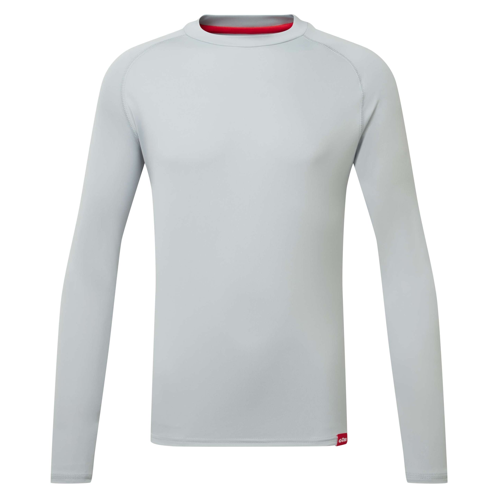Junior UV Tec Long Sleeve Tee - Medium Grey