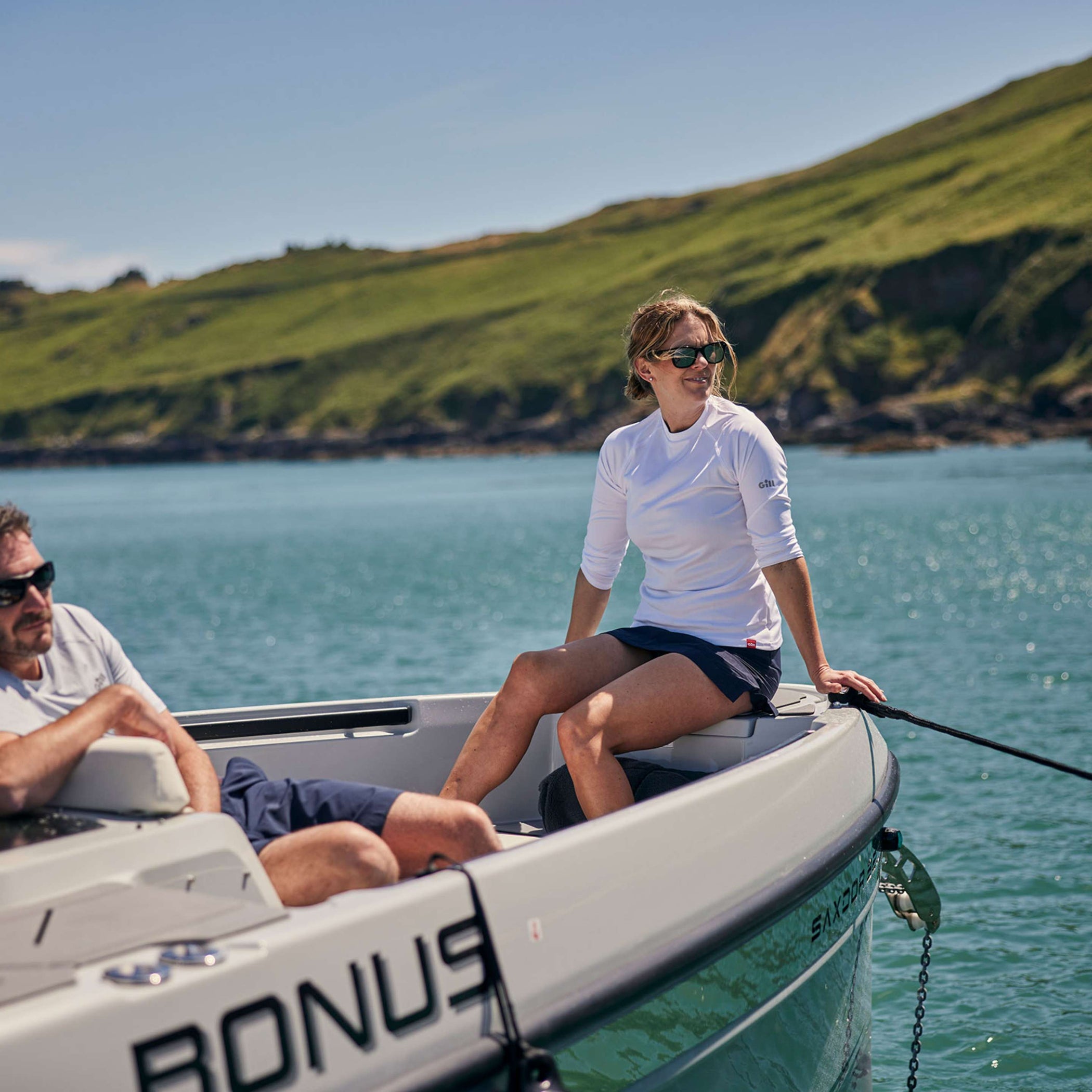 Women's UV Tec Long Sleeve Tee - White